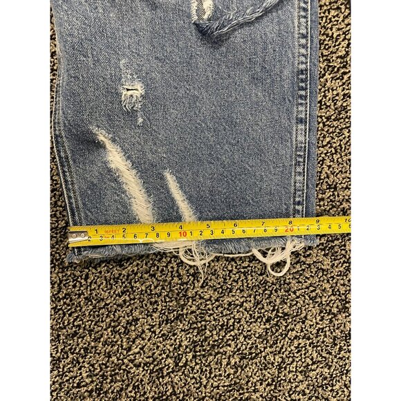 Free People Distressed Crop Overalls- sz28 - Picture 8 of 9